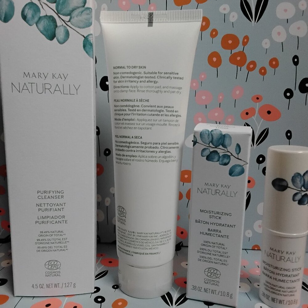 MaryKay Naturally Purifying Cleanser & Moisturizing Stick Brand New!
